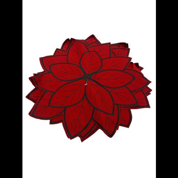 Designing Dining Convertible Placemats to Runner Poinsettia - Picture 1 of 1